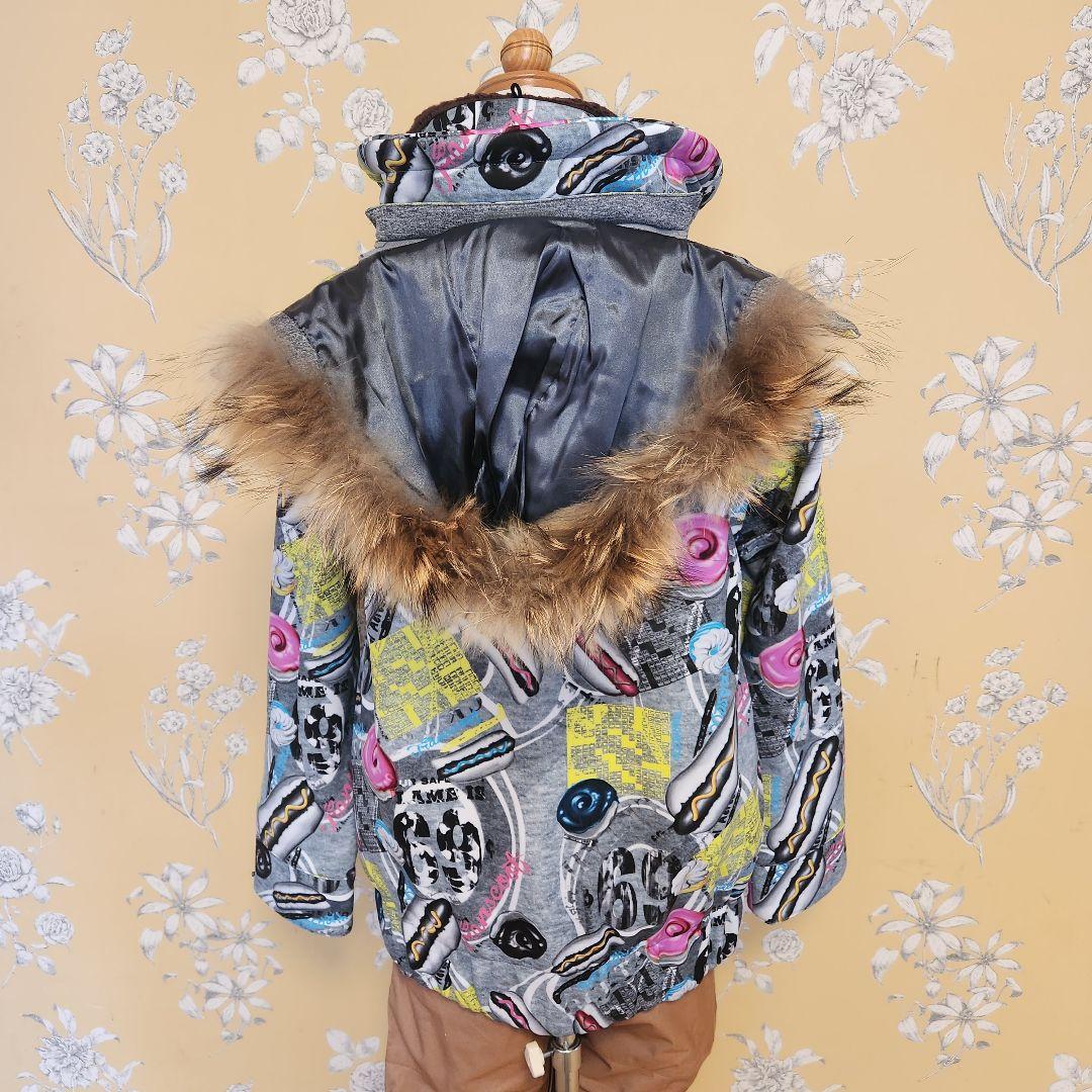 美品！　TRANSCOOT スキーウェア 上下セット　マルチカラー サイズ9