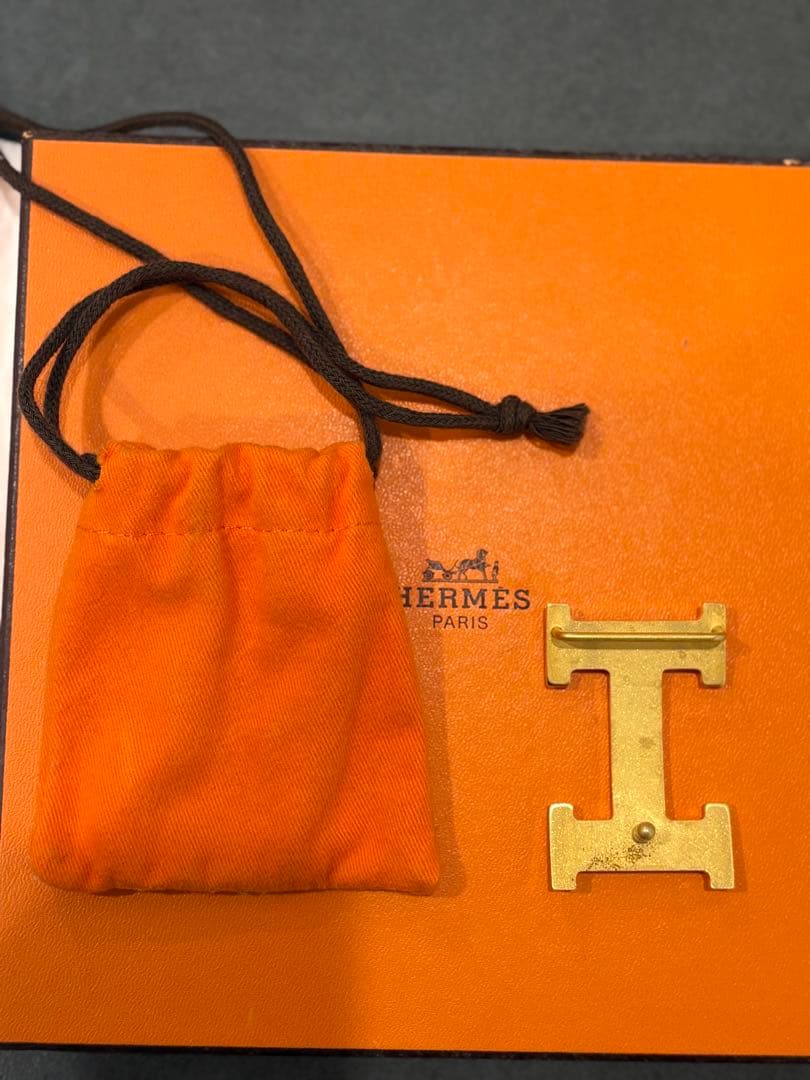 【中古品】HERMES ブラックベルト