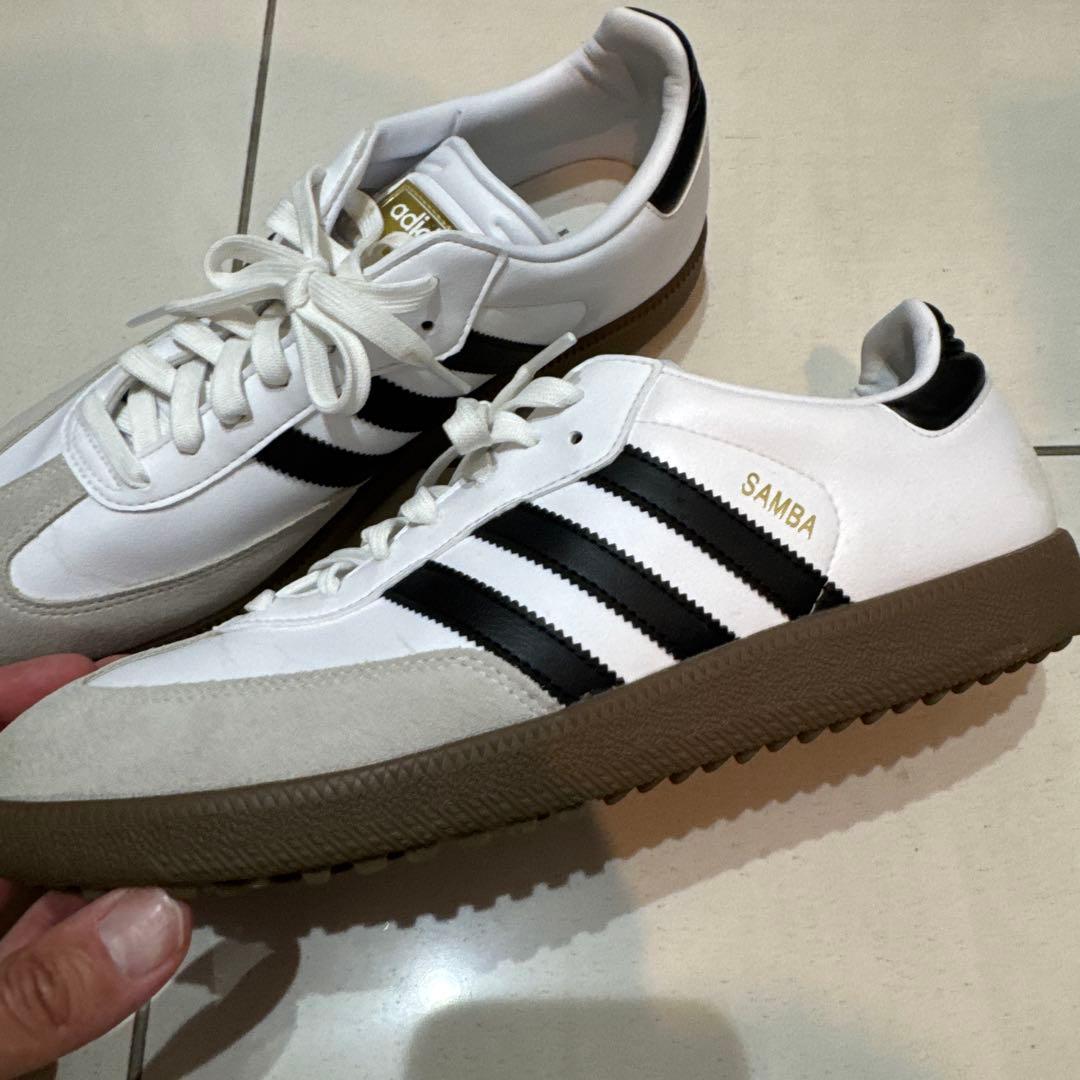 adidas Samba ゴルフシューズ ブルグレインレザー
