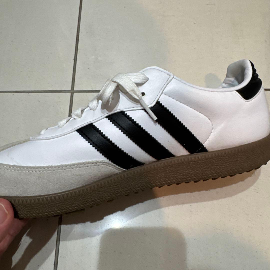 adidas Samba ゴルフシューズ ブルグレインレザー