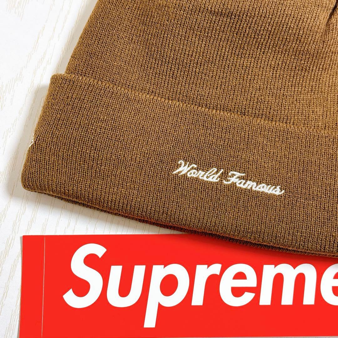 Supreme NEW ERA ビーニー　BOXロゴ　バンダナ　ブラウン　茶色