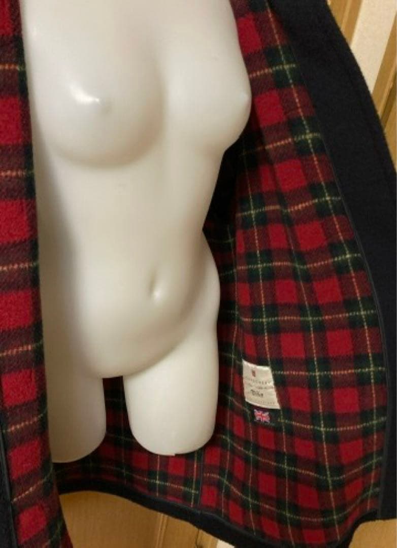 MONTGOMERY モンゴメリーネイビー ダッフルコート Lメンズ　英国製