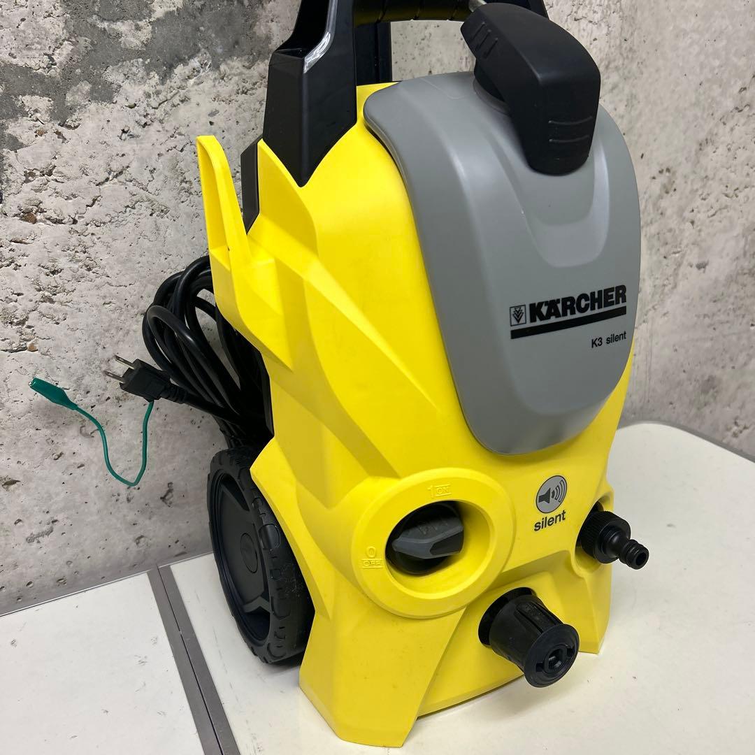 極美　ケルヒャー　高圧洗浄機　KARCHER K3 サイレント　キャスター