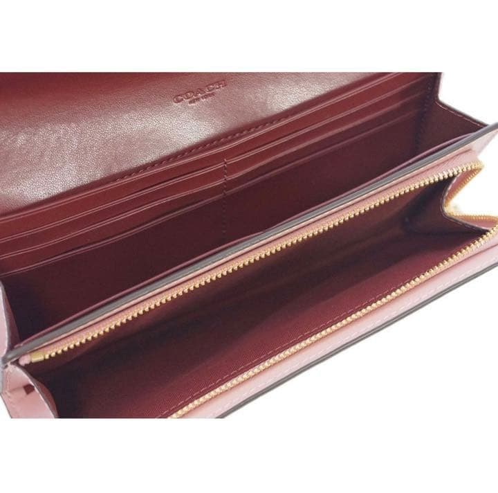 ちゃま✧*。♡COACH♡チャーム付き長財布♡花柄ピンク♡コーチ