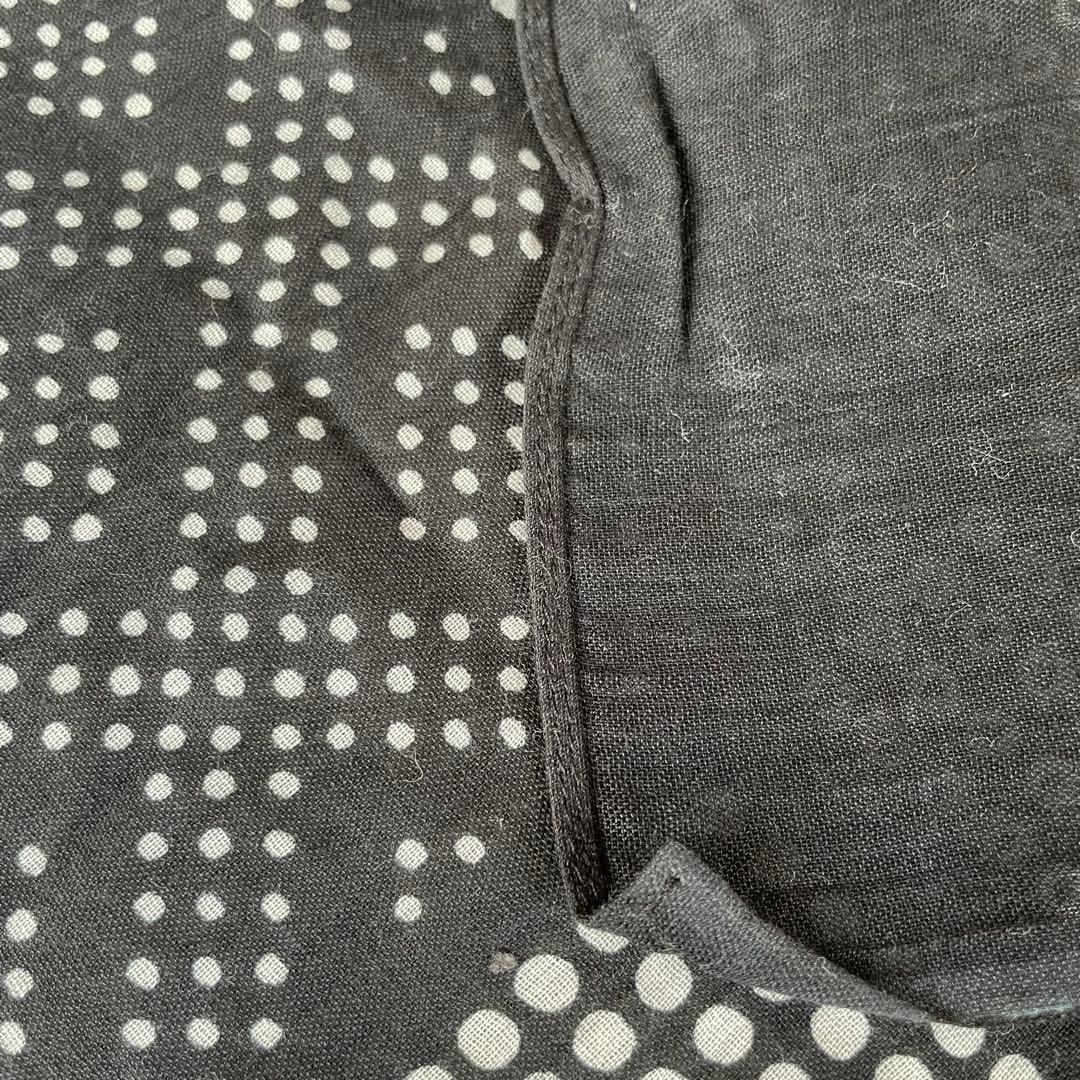 新品未使用　タグ付き RRL ドット柄 バンダナ ストール コットン ネイビー