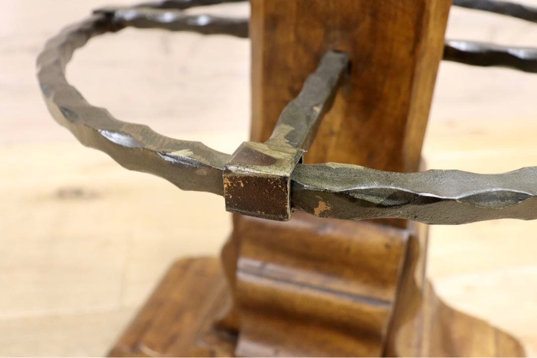 GMIK7K○スペイン製 カスティリアンスタイル バースツール ハイチ