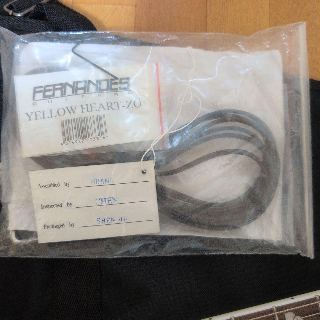 【美品】 FERNANDES フェルナンデス YELLOW HEART zo-3