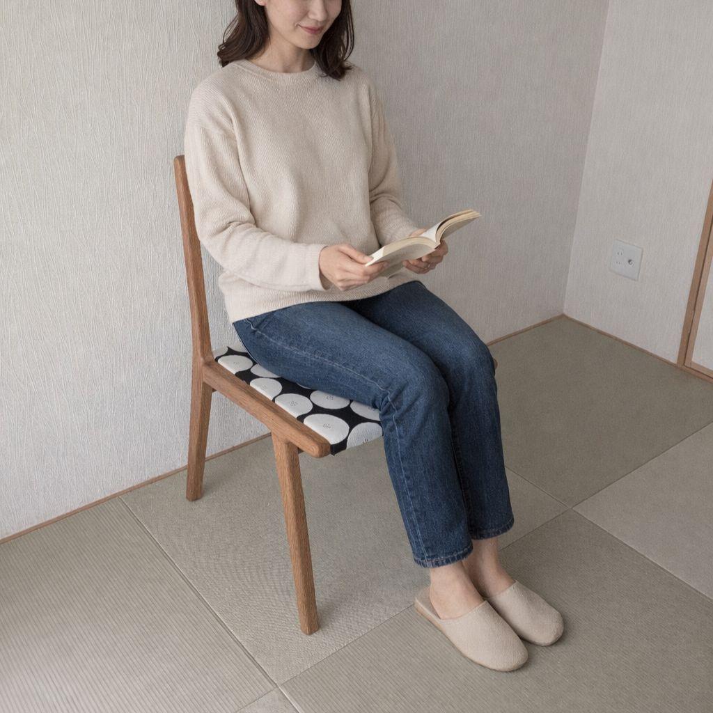 【NDstyle】TOMOE 村澤一晃 木製ダイニングチェア 座面 ハンドメイド