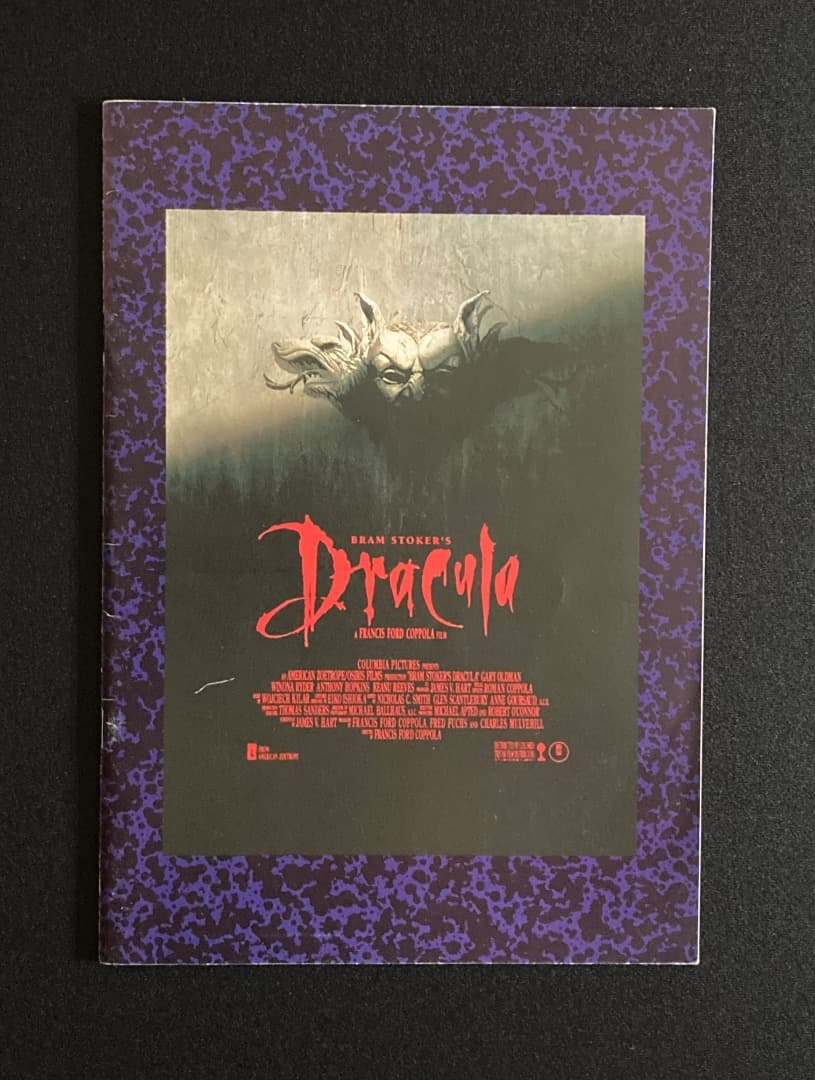 No.456『フランシス・フォード・コッポラ監督「ドラキュラ」関連4点セット』