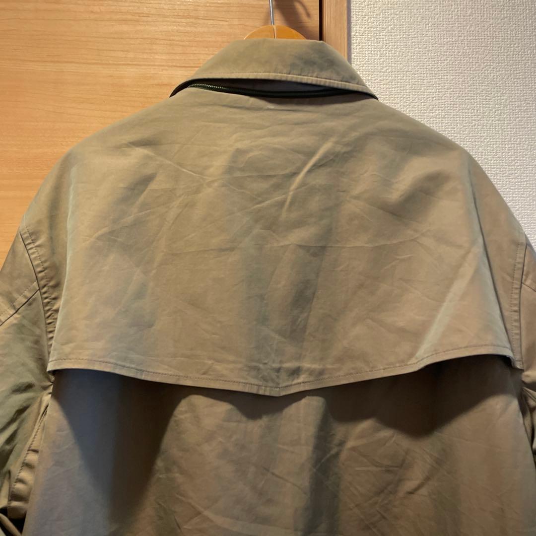 80's90's英国製別注【バーバリー×マルゼン】玉虫色ハーフコートカバーオール