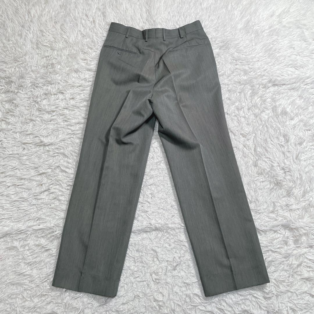 90s ヴィンテージ　ダブル　セットアップ　スーツ　6ボタン　カーキ　L相当