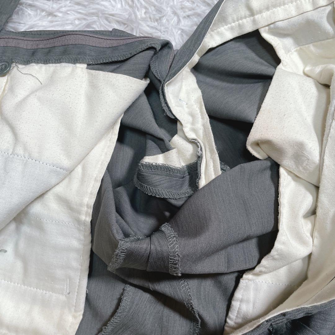 90s ヴィンテージ　ダブル　セットアップ　スーツ　6ボタン　カーキ　L相当