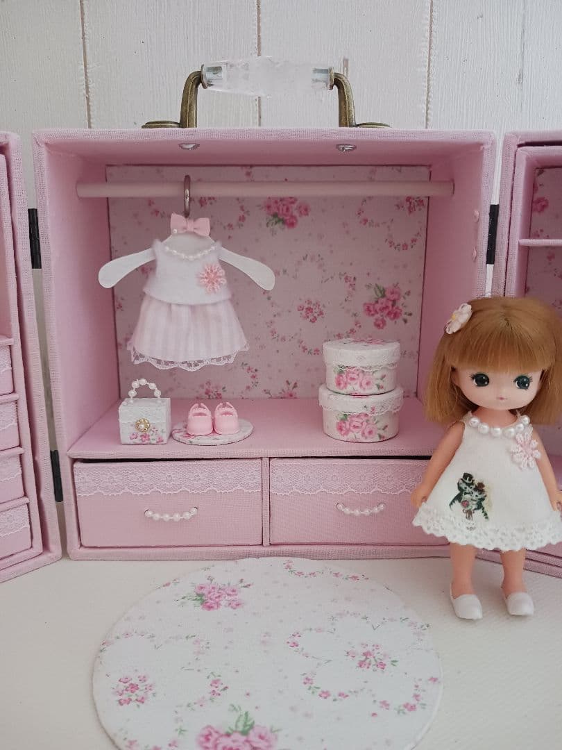 ＊kyo＊ハンドメイド＊ドール用 ワードローブ＊クローゼット＊ドレッサー