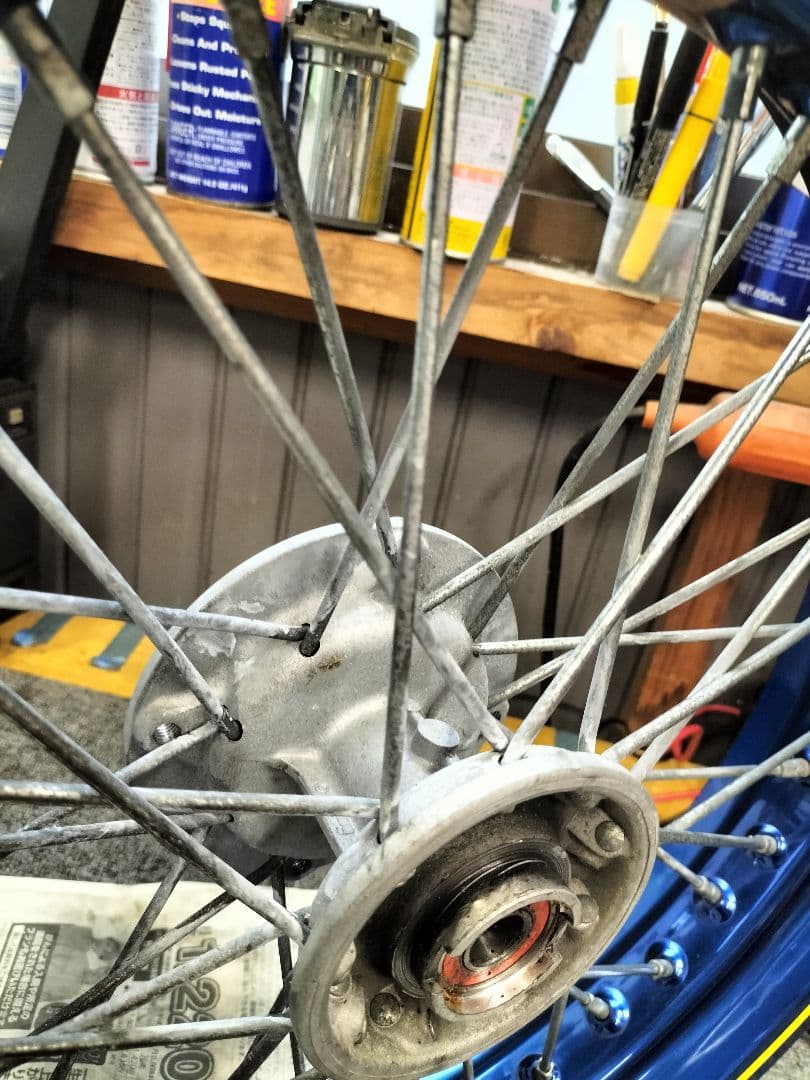 Dトラッカー、KLXシリーズ用ワイドリム前後セット