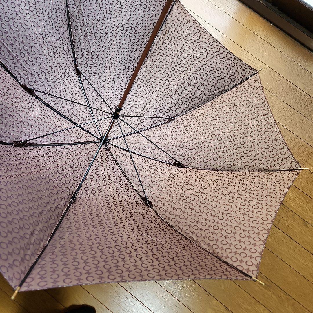 セリーヌ長傘 茶色