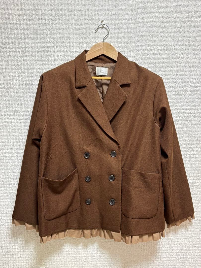 loin nuit フリルレイヤードデザインジャケット