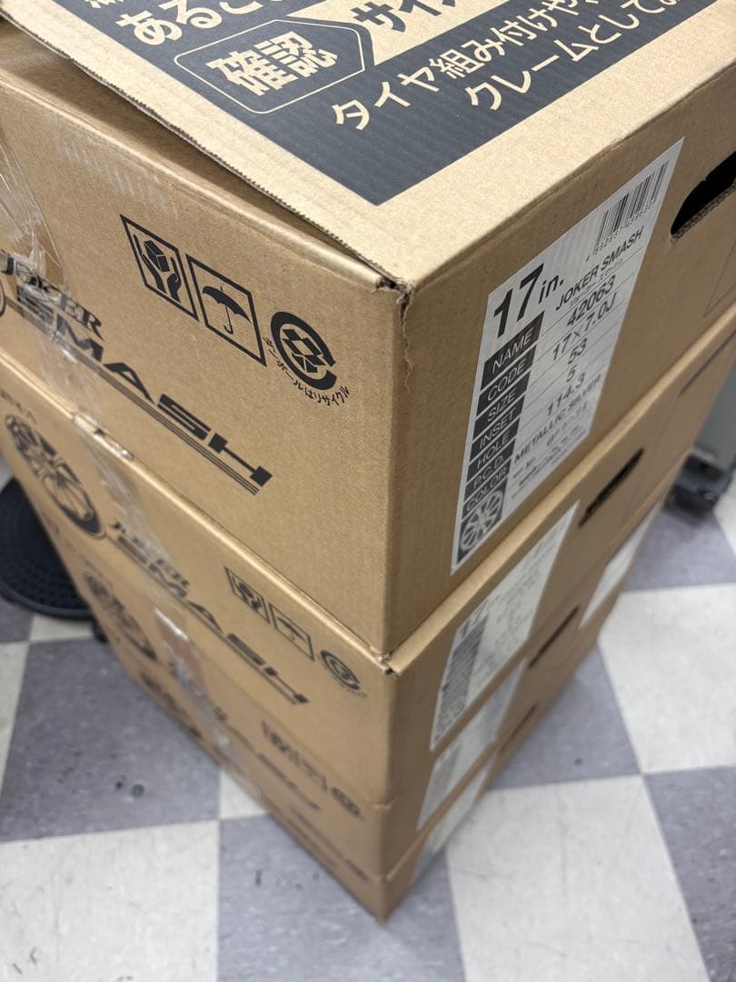 17インチ 7.0J off 48 PCD 100 5H ホイール4本セット