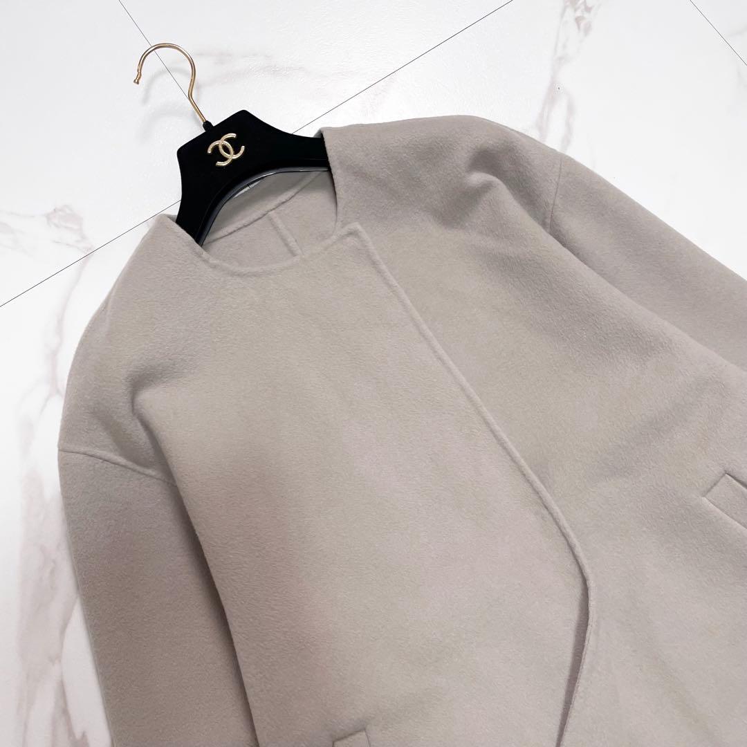 近年✨SLOBE IENA ダブルフェイスウールショートコクーンコート