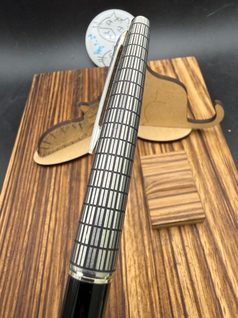 Pilot 万年筆 エリート 蝕刻 ショート 18K レアB 1976