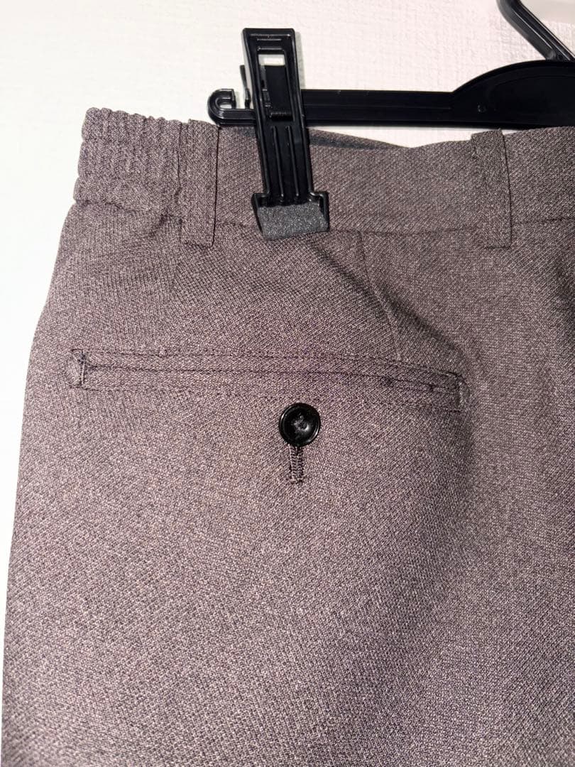 【ジャケット未着用】スーツセレクト ウォッシャブルスーツブラウンセットアップA6