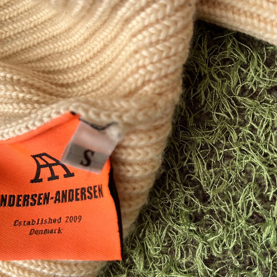 ANDERSEN-ANDERSEN リブ編みフィッシャーマンセーター