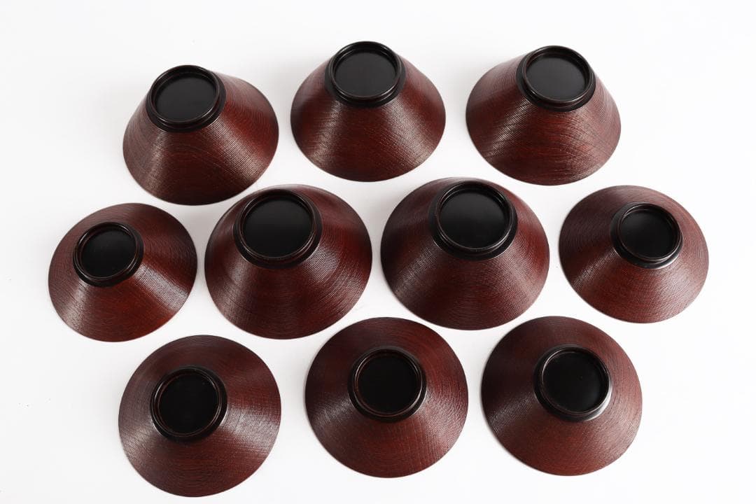 糸目 内梨地 螺鈿 花 図替 吸物椀 五客 蒔絵椀 懐石道具③