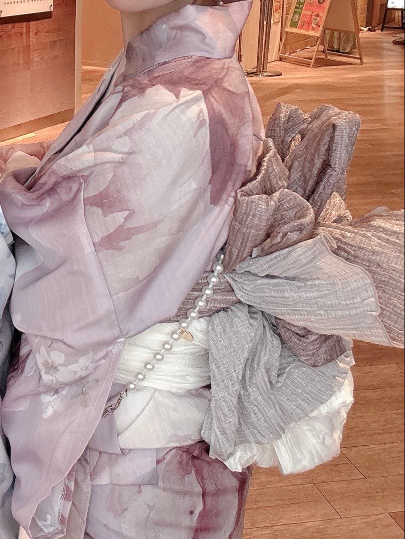 Sugar アンティークフラワーピンク浴衣【浴衣3点セット】