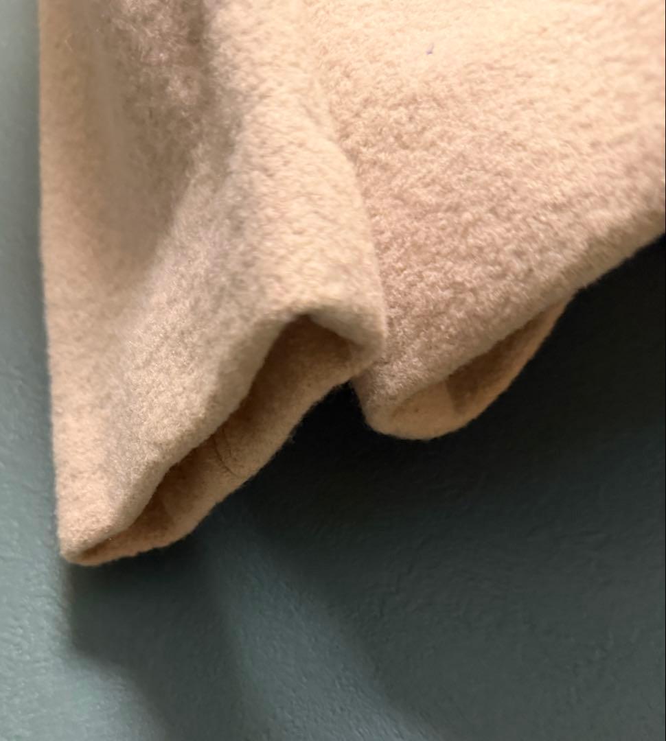 ⭐️evam eva ノーカラープレスウールショートコート　アイボリーサイズ1