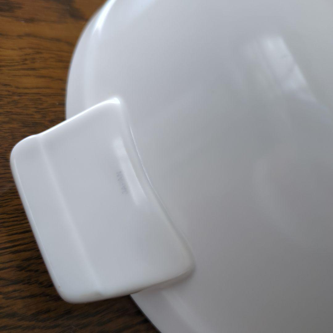 ノリタケチャイナ　北欧柄　progession 　レトロ陶器キャセロール鍋