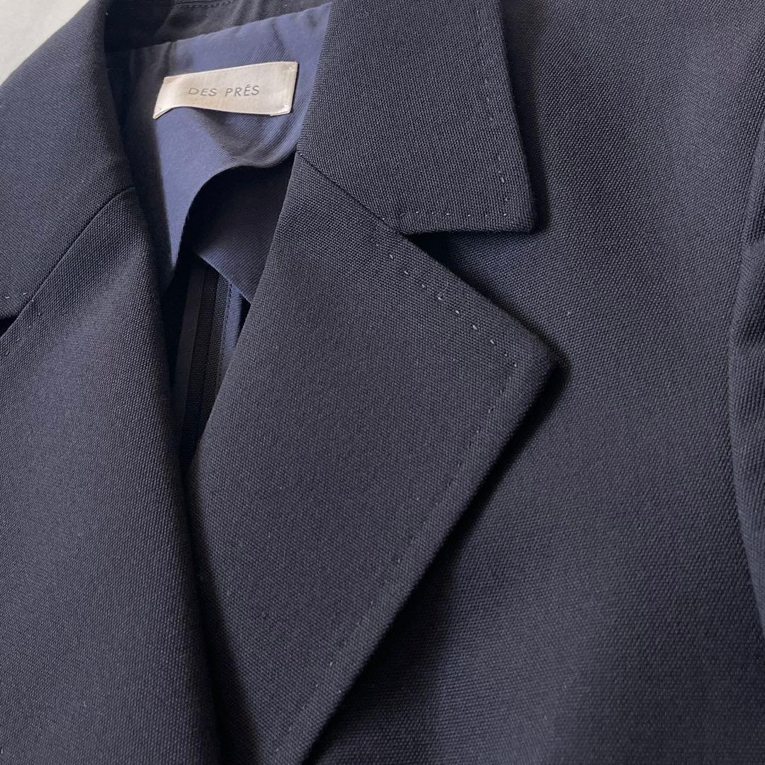 タグ付き デプレ ハードオックスフォード ダブルブレスト ジャケット 金ボタン