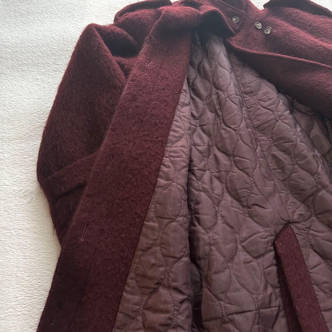 little suzieリトルスージー　モヘアシャギーケープコート