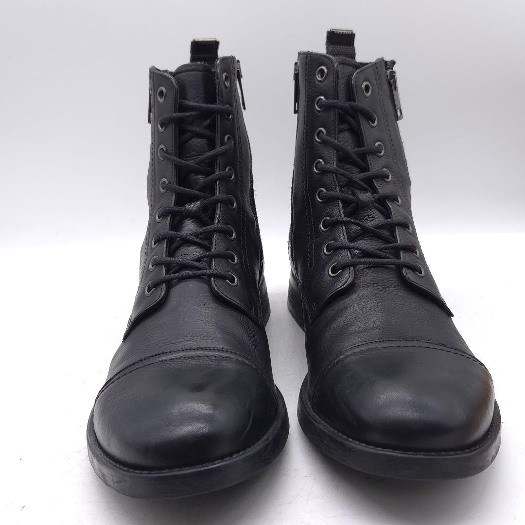 DIESEL ディーゼル レザー レースアップ ブーツ 42 約 27cm