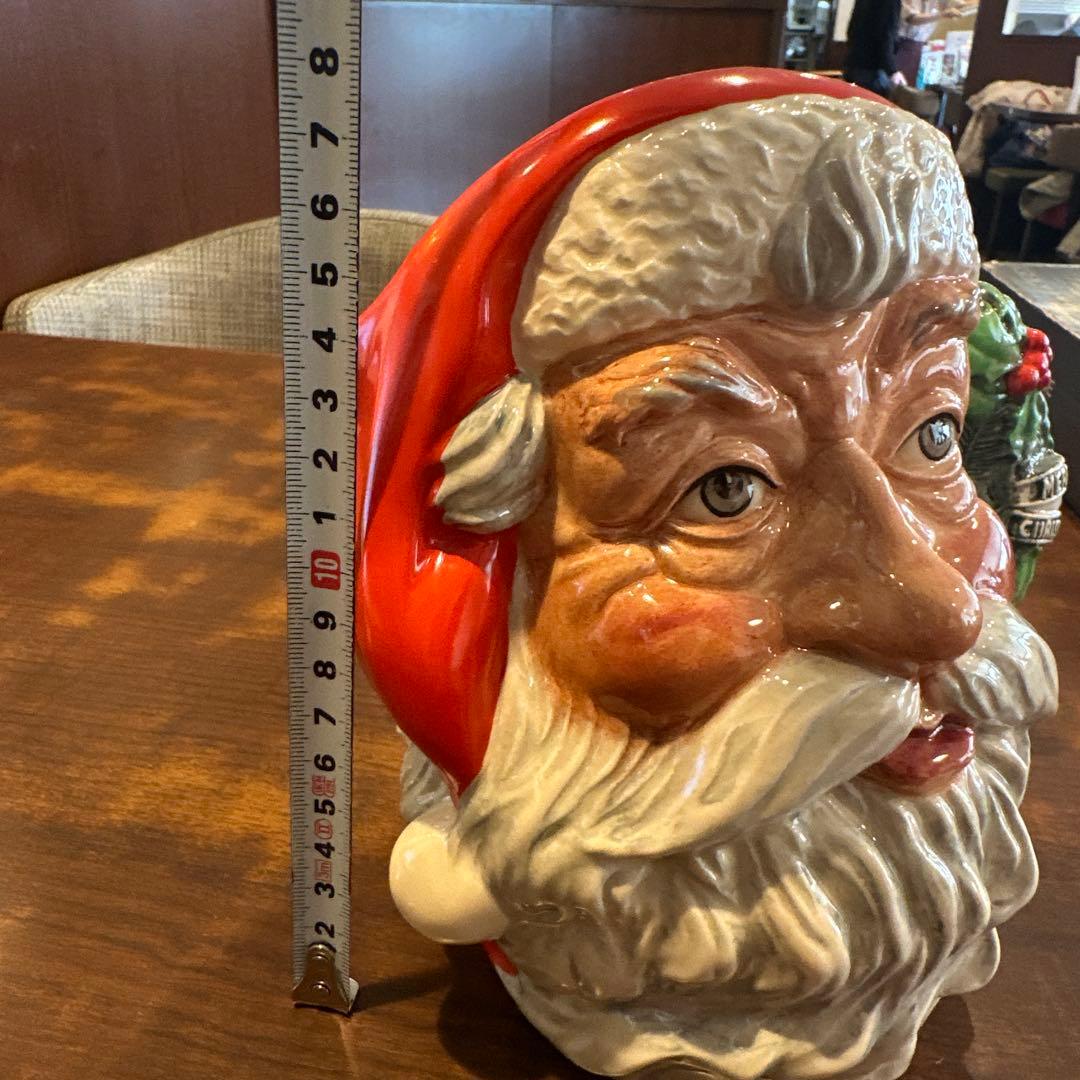 80's ロイヤルドルトン サンタクロース フェイス 陶器 England 美品