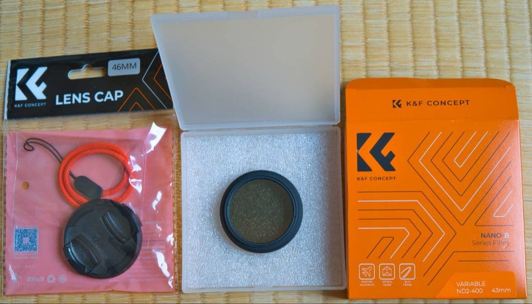 Canon EF-M32mm F1.4 STM（レンズフード、NDフィルタ他）