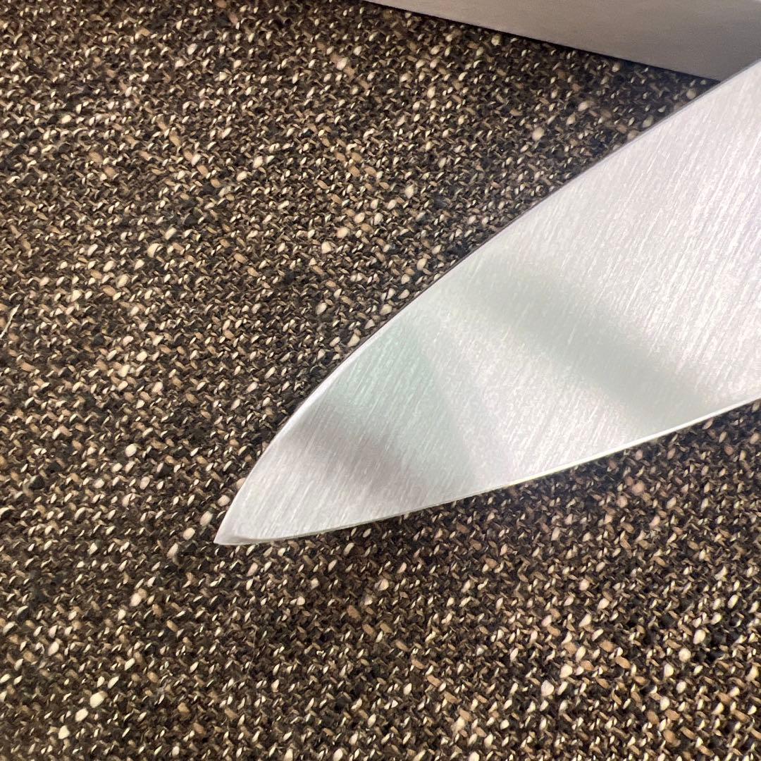 ★新品★郷右馬允義弘白二鋼身卸包丁240mmマチ磨き裏押し加工化粧箱上作