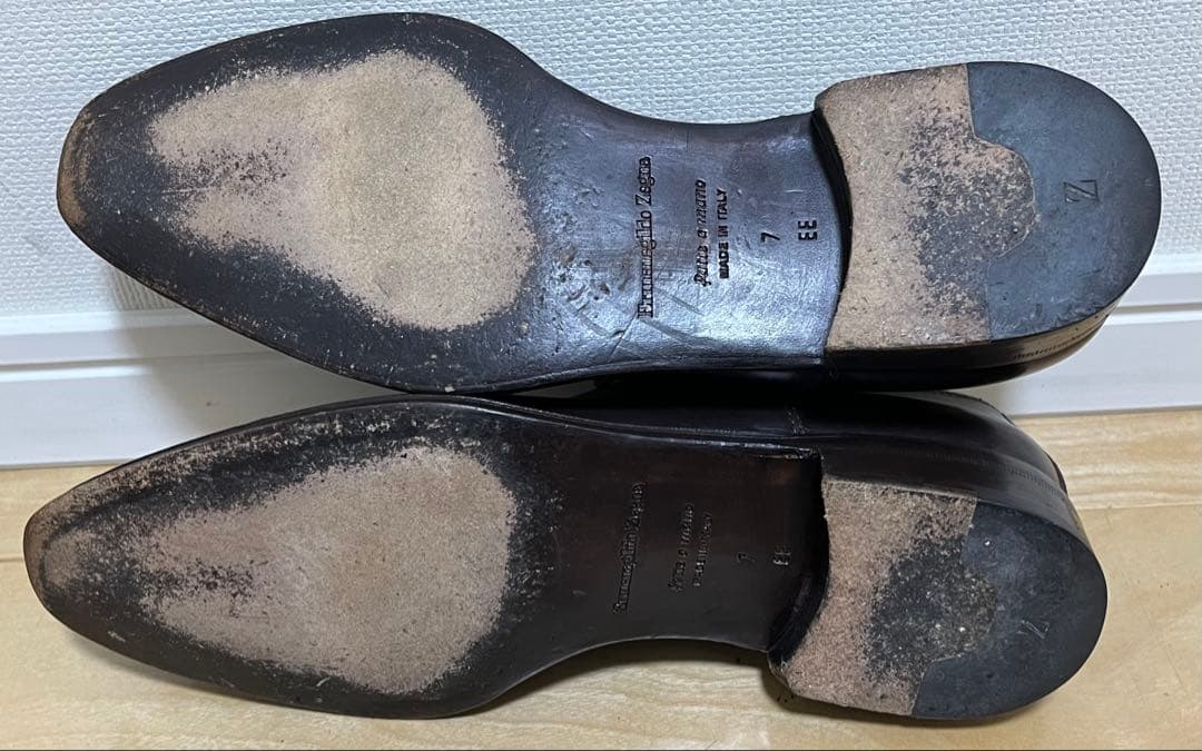 Ermenegildo Zegna 7EE A0105X 25cm 革靴 ゼニア