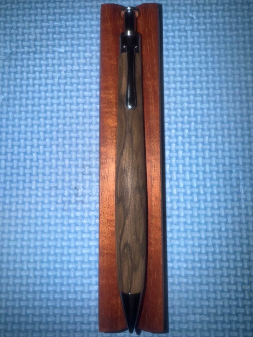 工房楔　黒柿孔雀杢　ペンシル