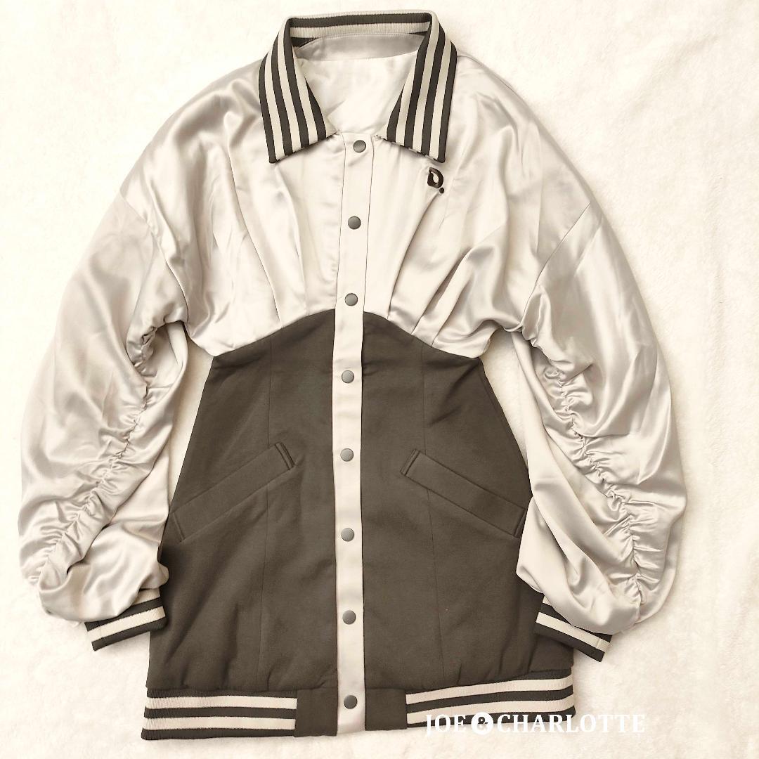 ダーリッチ darich ドルマンスリムスカジャンミニワンピース C-GRY F