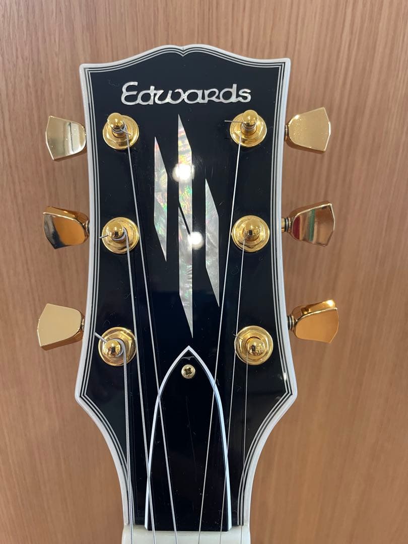 りく様。EDWARDS レスポールカスタム 美品 エボニー指板