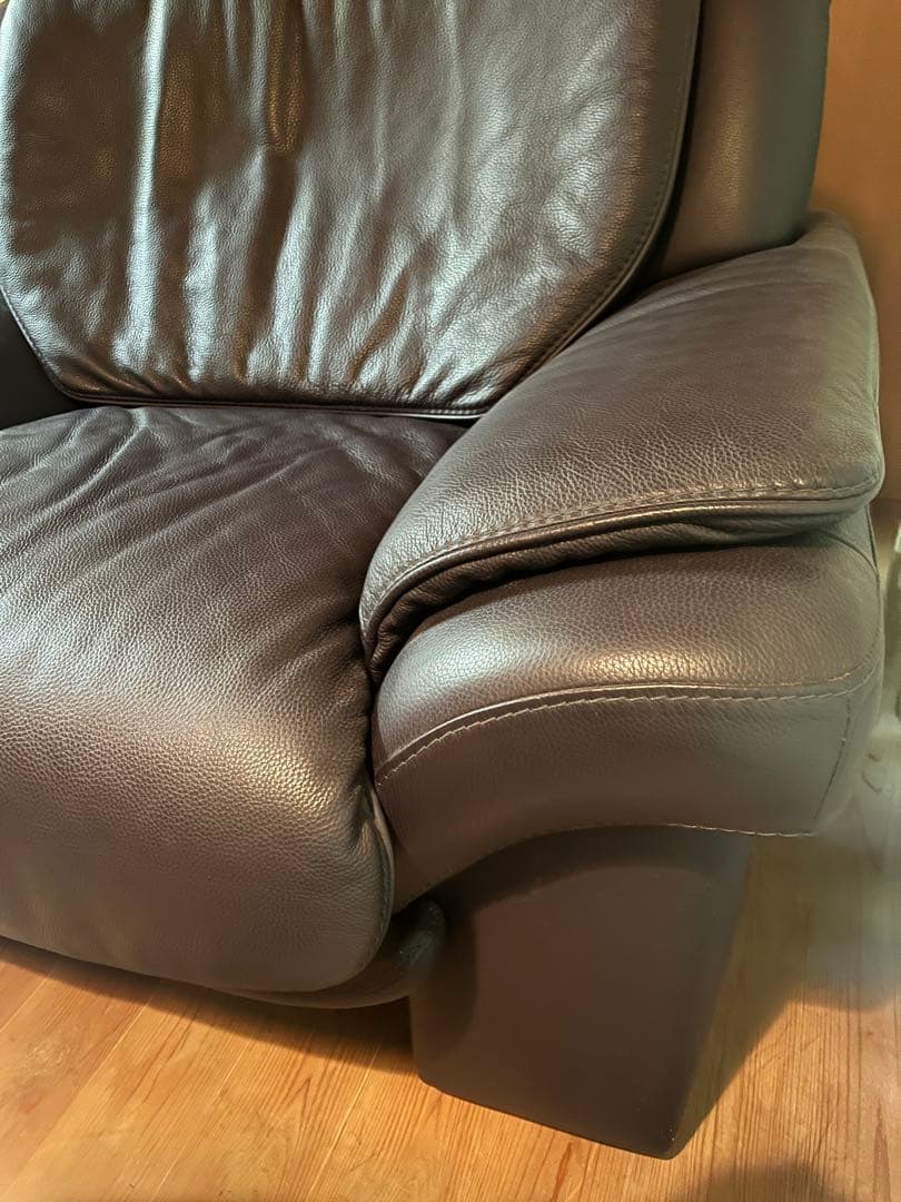 A*）様 himolla / ヒモラ 1人掛けソファ　総革 ブラウンIDC大塚家