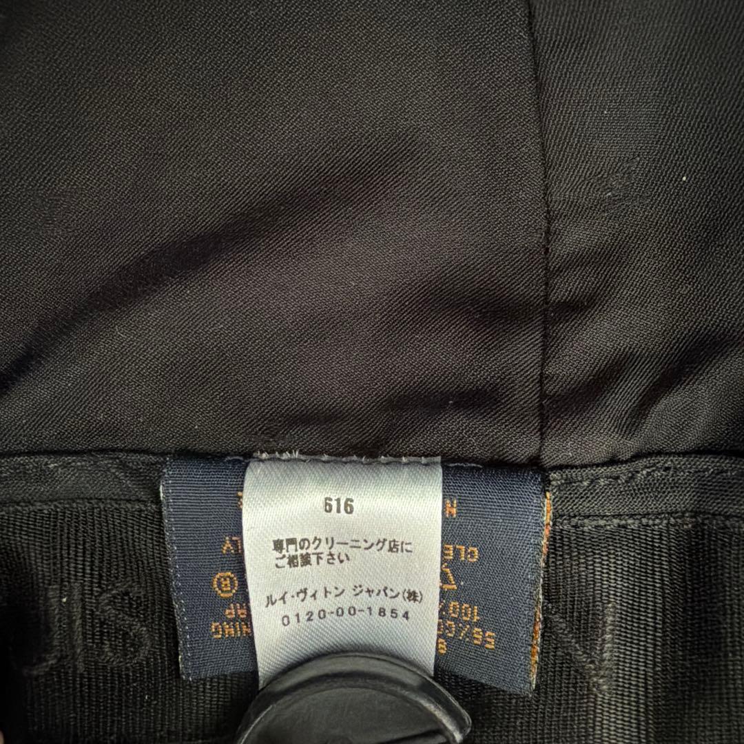 ⭐︎ほぼ未使用新品Louis Vuitton ブラック フラワーパターン キャップ