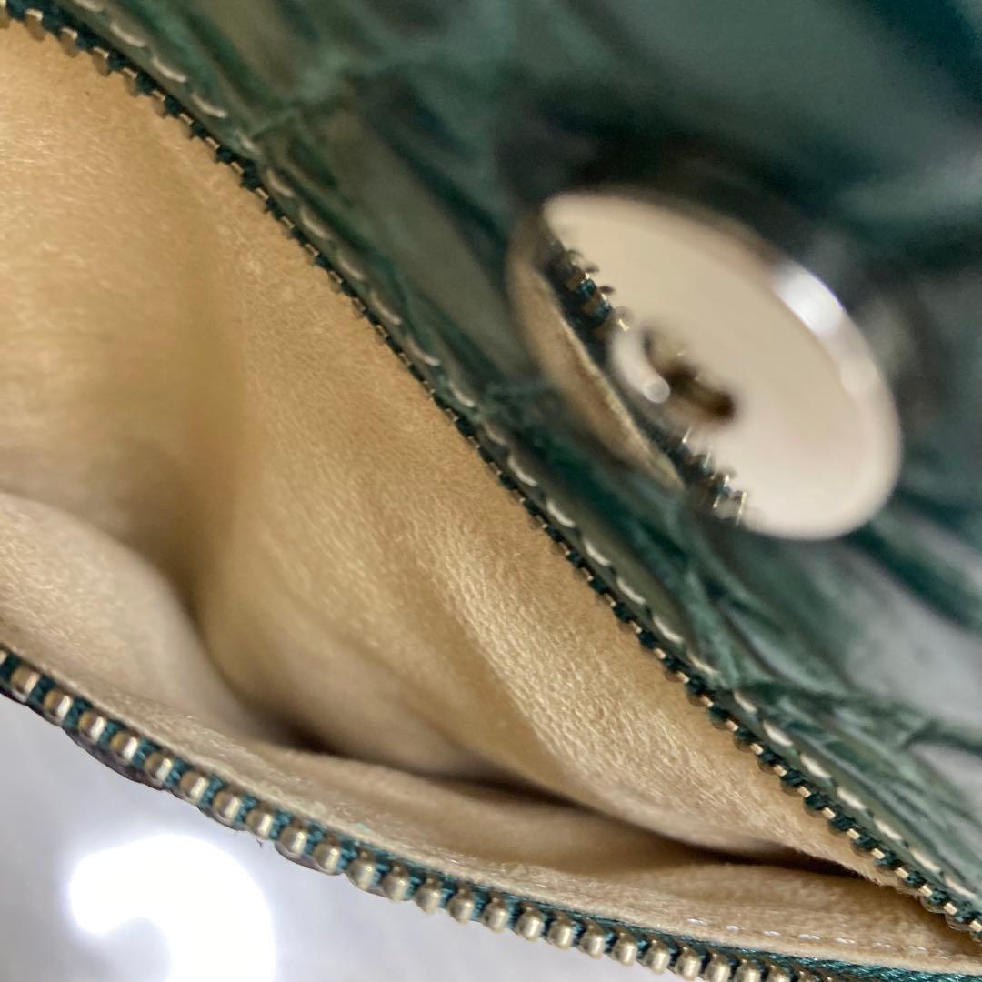 極美品　JRA クロコダイル　スマホショルダー　 サコッシュ　エキゾチック