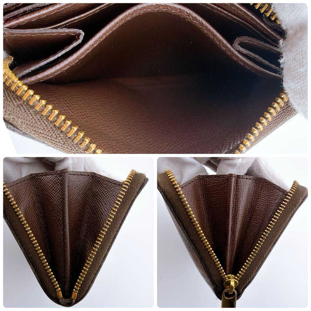 【美品】ルイヴィトン ダミエ ジッピーパース エベヌ 小銭入れ