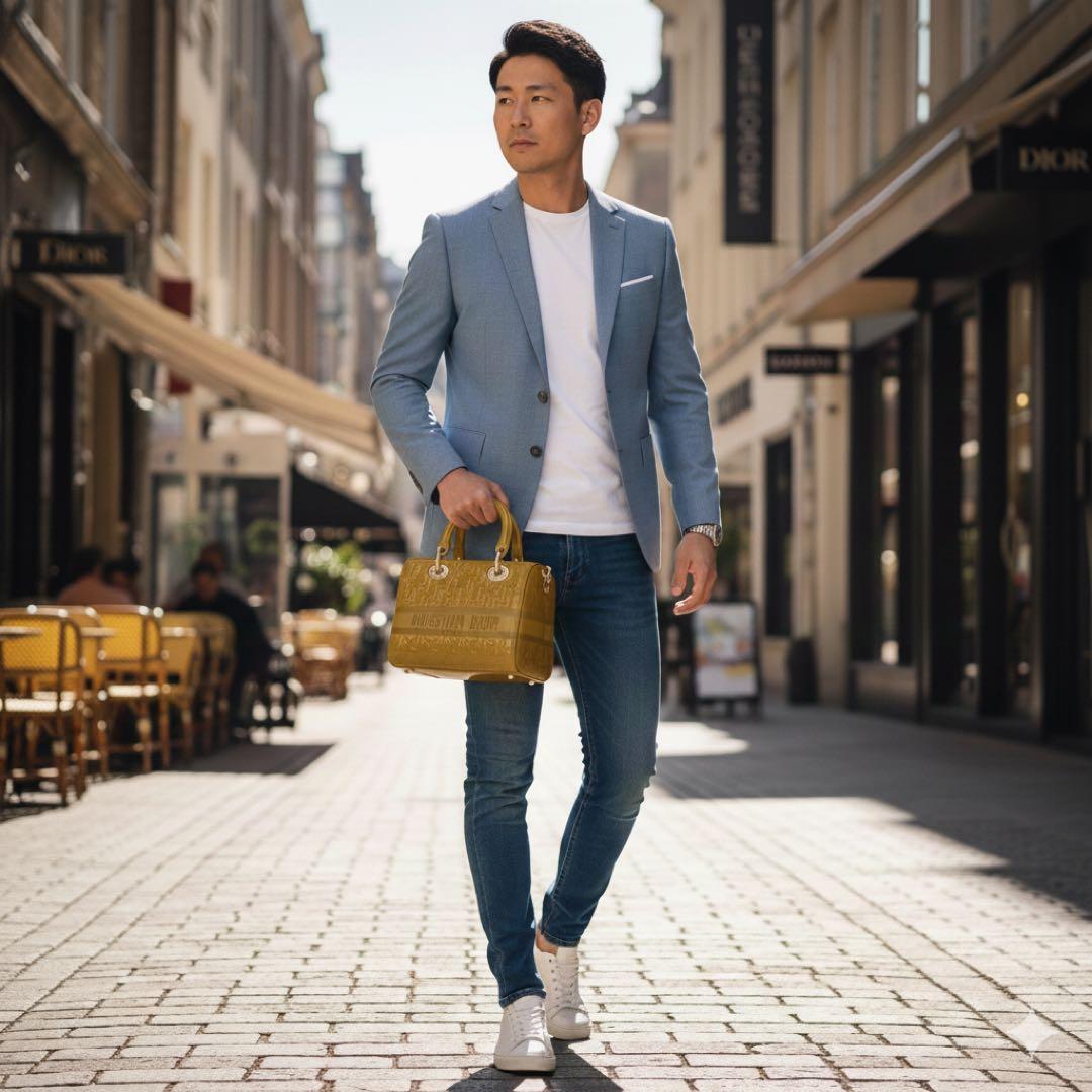 超希少色 クリスチャンディオール エンボス エナメル ミニボストン 黄色