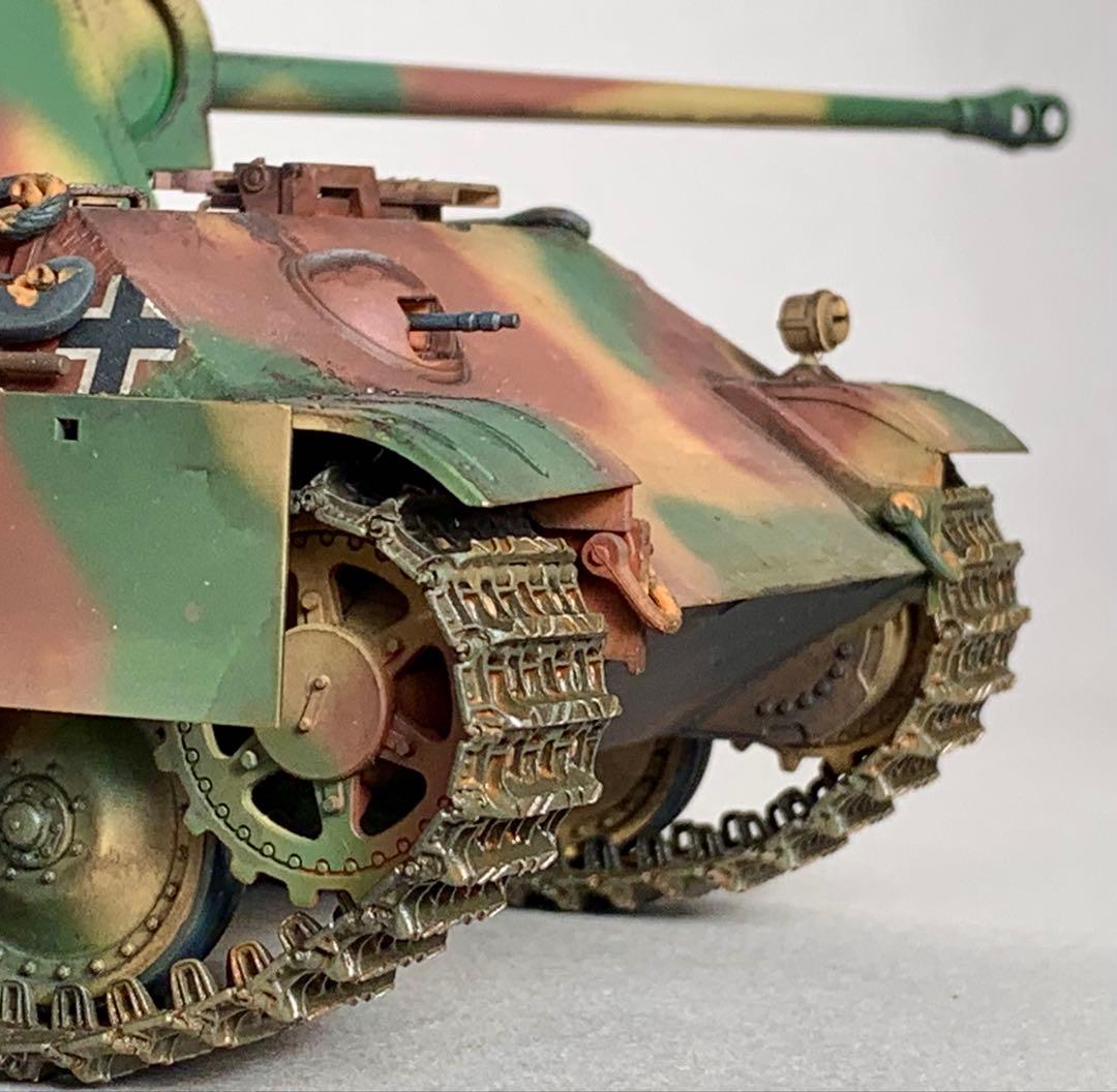 タミヤ マスターワークコレクション パンサー 重量感塗装追加 完成品