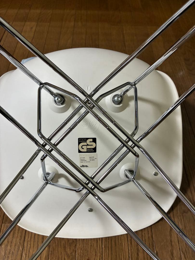 イームズ/Eamesシェルチェア ホワイト×オレンジ