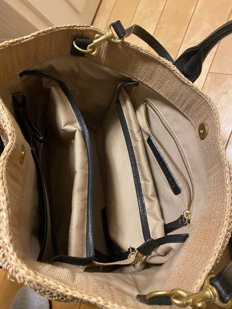 ひらりん0524様 VIOLAdORO かごバッグ【ESTNATION ベージュ