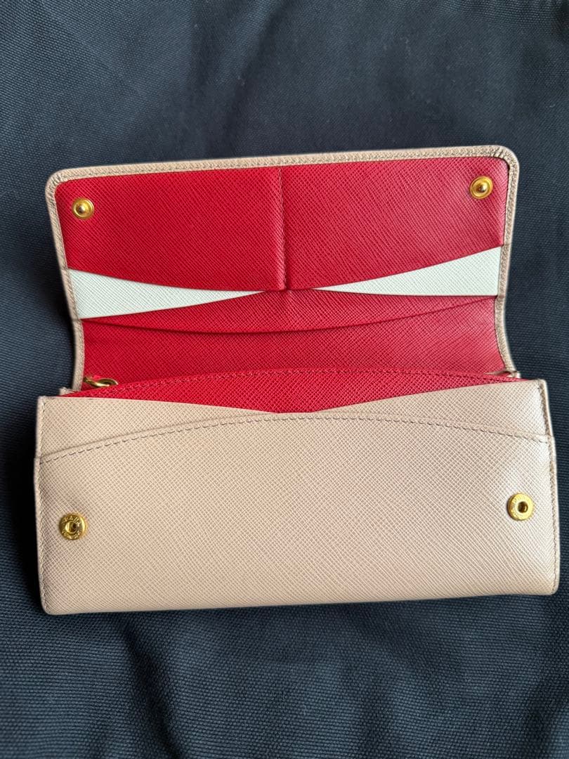 PRADA 長財布 サフィアーノ