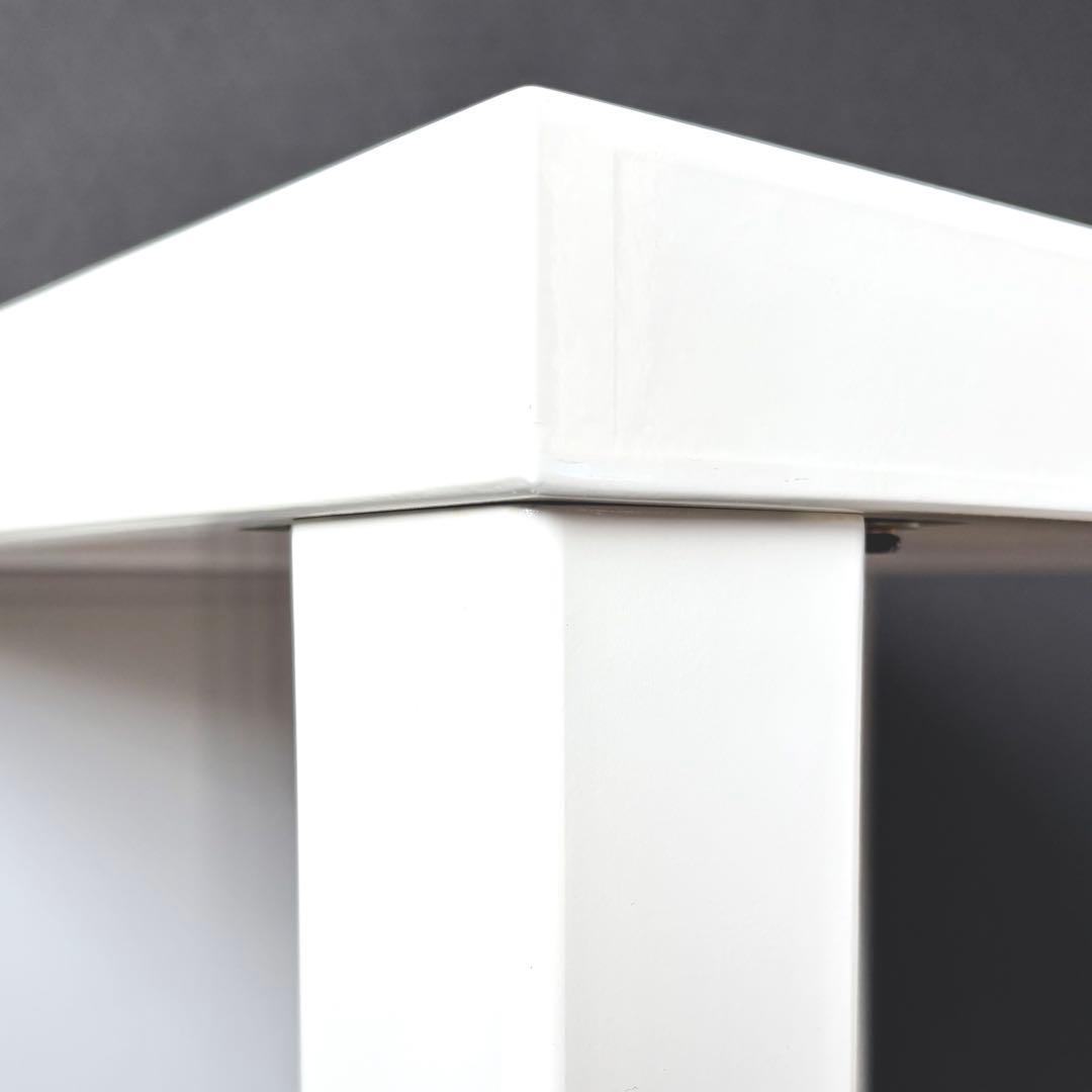 ニトリ ✨ シンプルホワイト ダイニングテーブル ＋ 収納棚付き ✨