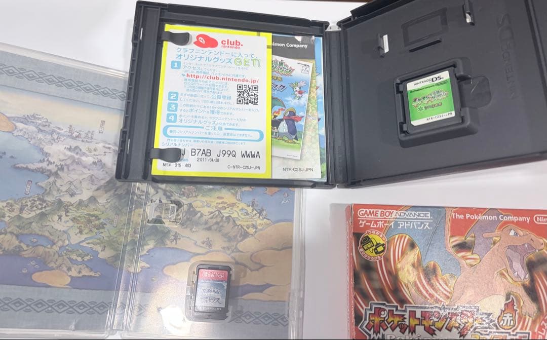 ポケモン レジェンズ アルセウス&ファイアレッド箱&ルビーソフトのみ&空の探検隊